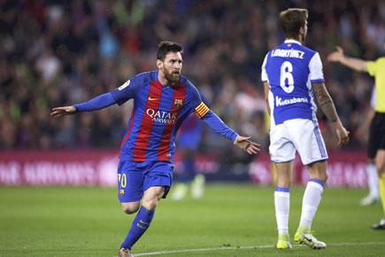 La Liga: Lionel Messi powers Barcelona to 3-2 win over Sociedad
