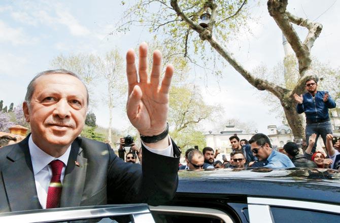 Turkish President Recep Tayyip Erdogan. Pic/AFP