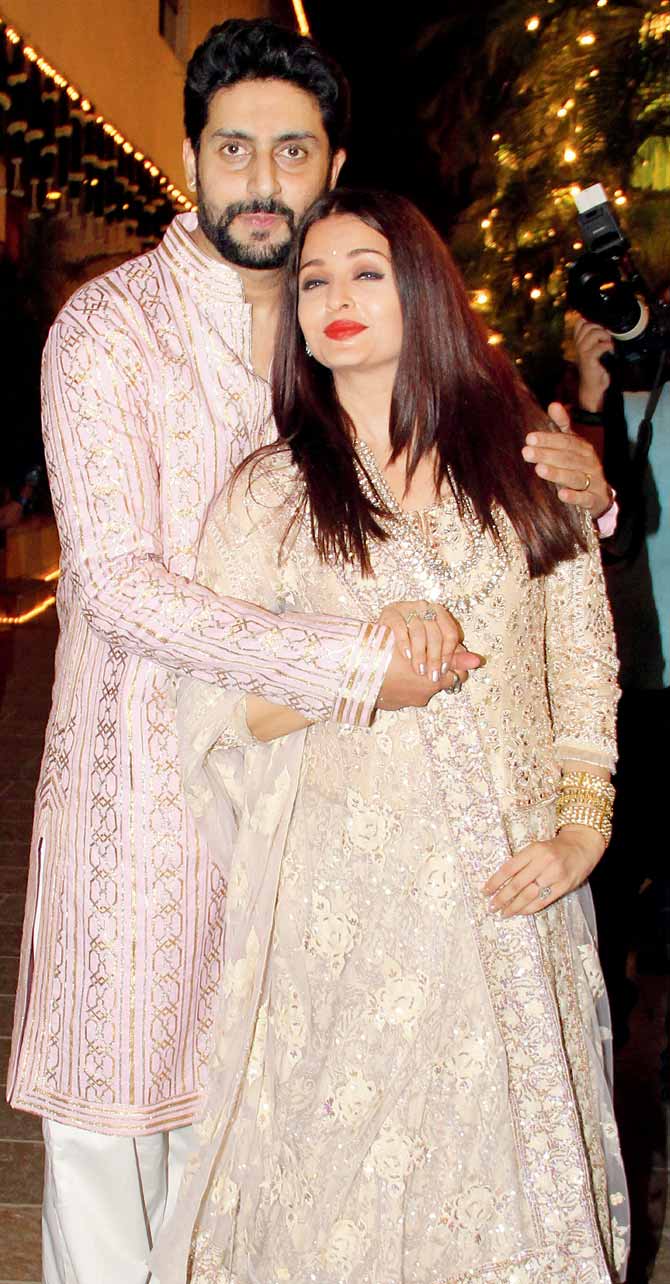 Abhishek Bachchan with wife Aishwarya Rai
