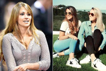 Messi's lover Antonella and Suarez's wife Sofia have swag shoes!