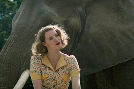 Jessica Chastain shot with real animals for 'The Zookeeper's Wife'
