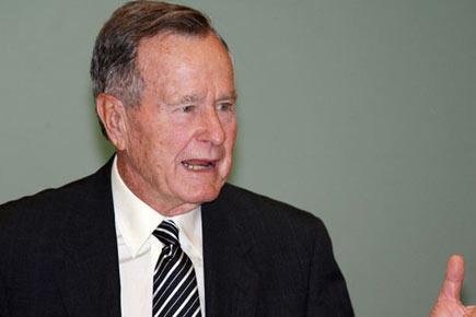 Former US President George Bush senior hospitalised for pneumonia