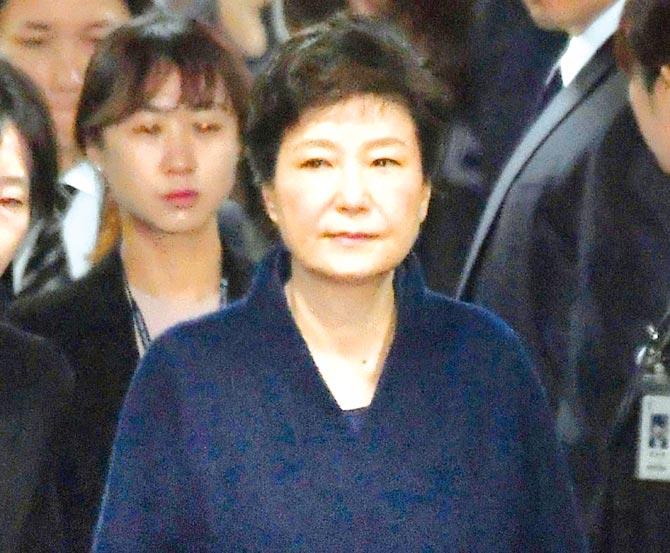 Park Geun-hye. Pic/AFP