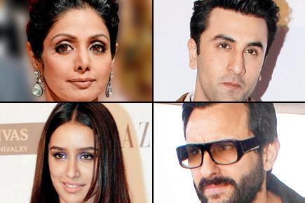 Box office: Sridevi backs off for Ranbir, Saif and Shraddha