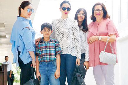 Karisma Kapoor's kids Samaira and Kiaan celebrate grandmother Babita's birthday