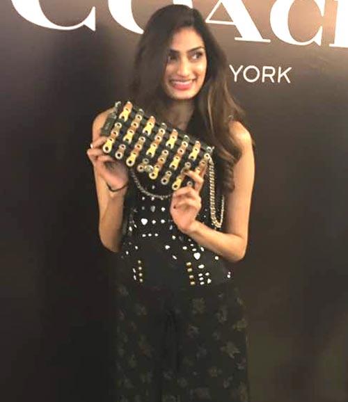 Athiya Shetty launches Coach store in Capital. Pic/IANS