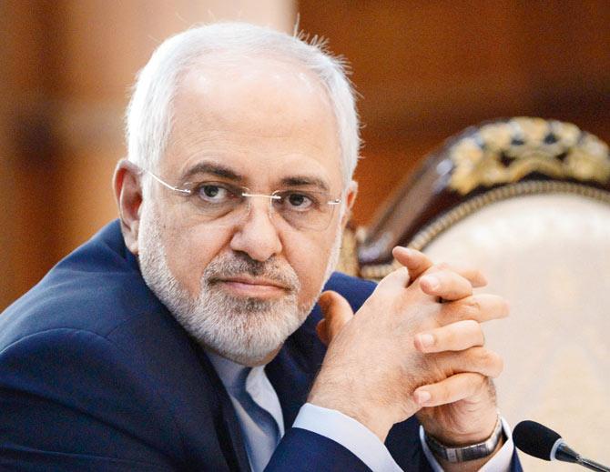 Iranian Foreign Minister Mohammad Javad Zarif. Pic/AFP