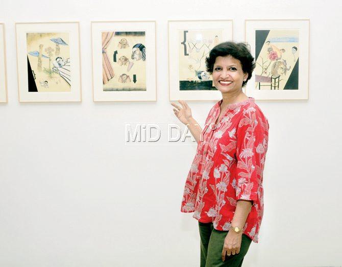 Curator Meera Menezes. Pic/Bipin Kokate