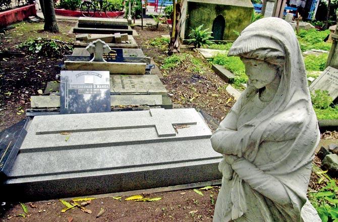 The grave of Frederick William Stevens at Sewri cemetery. File pic