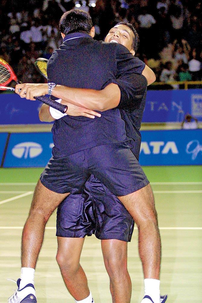 Paes and Bhupathi have won three Grand Slam titles together
