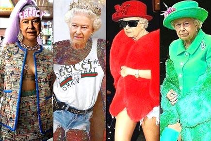 Rihanna photoshops Queen Elizabeth II's head onto her pictures