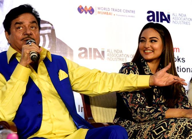 Shatrughan Sinha with daughter Sonakshi 