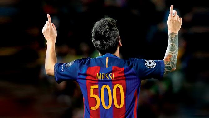 Messi 500 goles