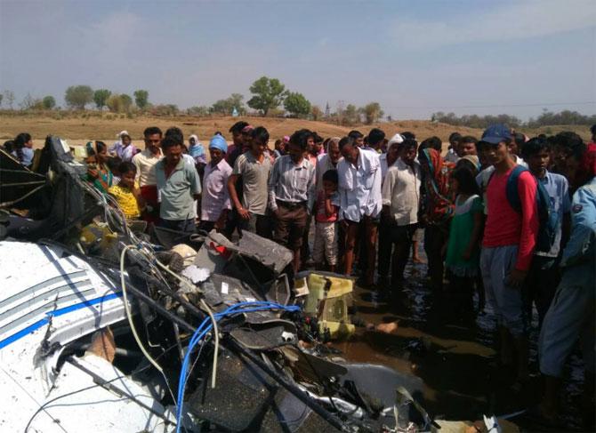 national news Two killed training aircraft Gondia Maharashtra