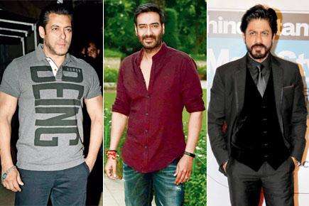 SRK, Ajay Devgn at loggerheads again. This time for Salman Khan