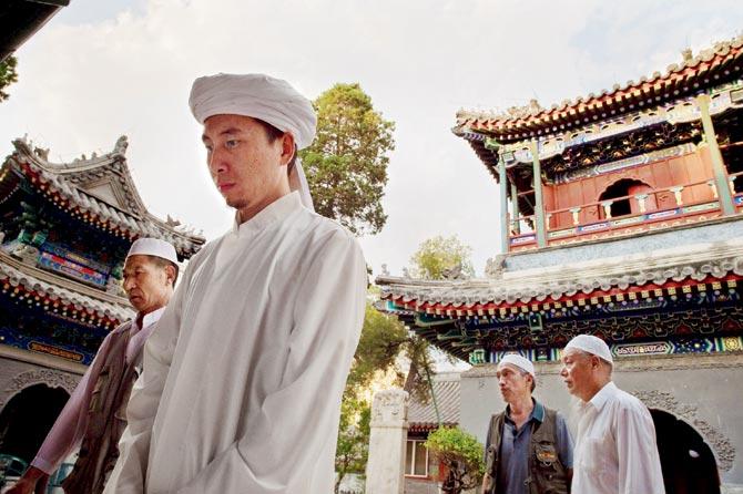 File photo of Chinese Muslims