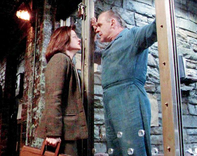 A still from Silence of the Lambs