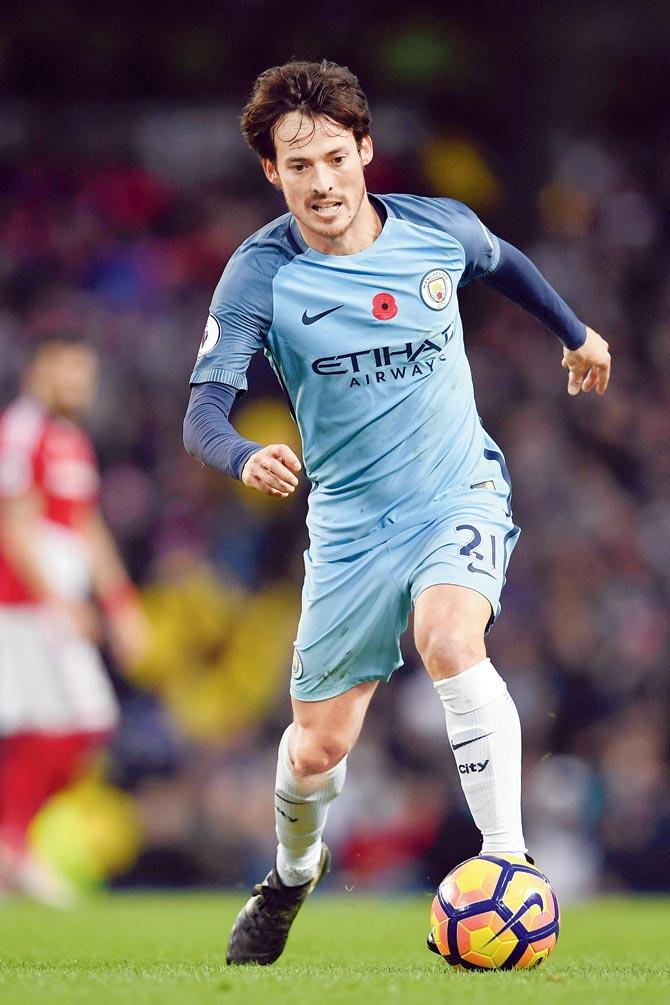 Manchester City’s David Silva