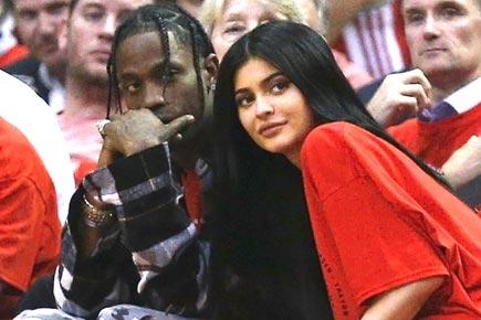 Kylie Jenner enjoys NBA game with Travis Scott