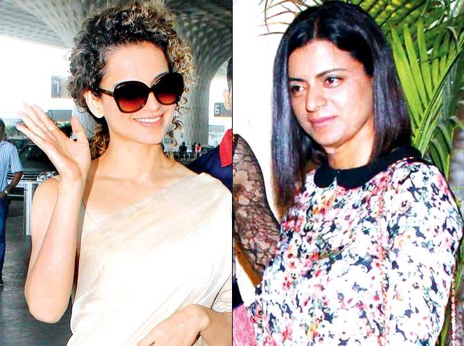 Kangana Ranaut and sister Rangoli