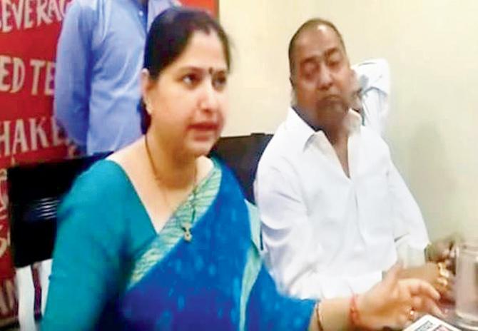 BJP MP Priyanka Singh Rawat. Pic/YouTube