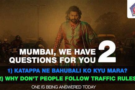 'Witty' Mumbai Police prove they are cool dudes with 'Baahubali 2 tweet'