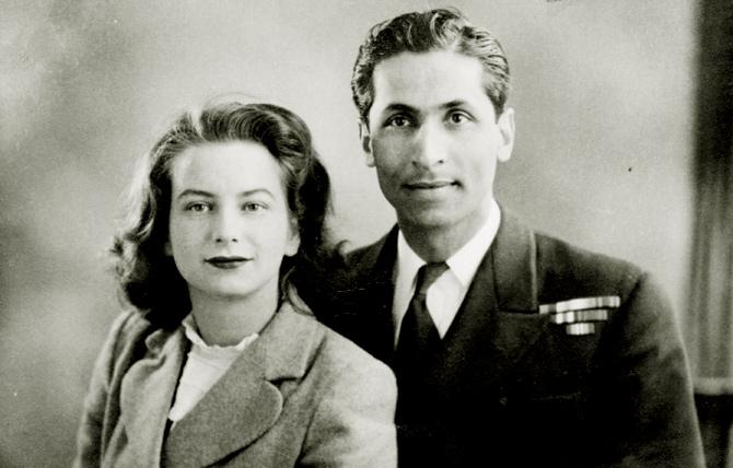 Sylvia and Kawas Nanavati, shortly after they got married in 1949