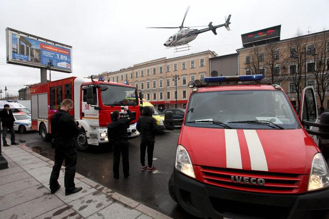 11 killed in suspected suicide bombing on St Petersburg metro train