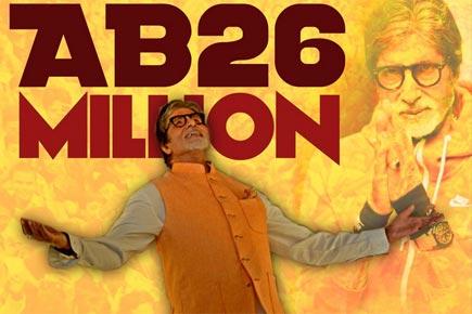 Amitabh Bachchan gets 26 million followers: Thank you Twitter for my intolerance