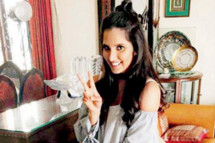 Sania Mirza's smile is intact despite a hectic schedule