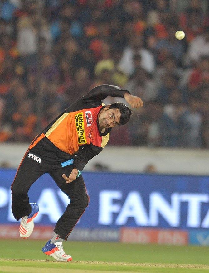 Sunrisers Hyderabad bowler Rashid Khan