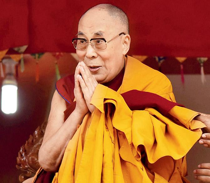 The Dalai Lama in AP. Pic/AFP