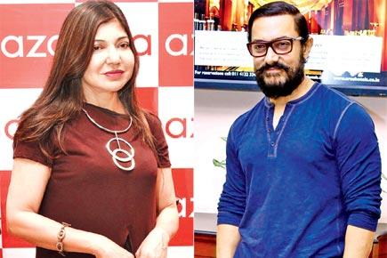 435px x 290px - When Alka Yagnik threw Aamir Khan out of the room...