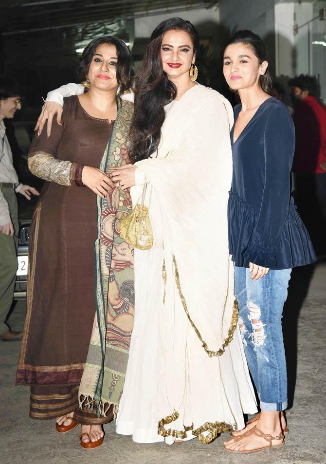 Vidya Balan, Rekha and Alia Bhatt