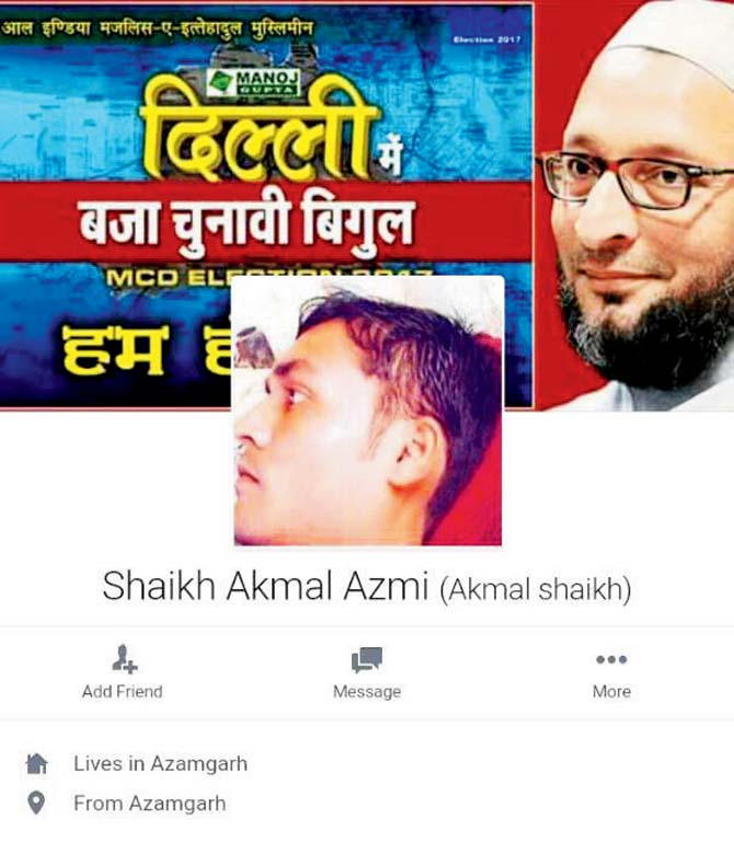 Shaikh Azmal Azmi his comment on Shaina’s Facebook wall