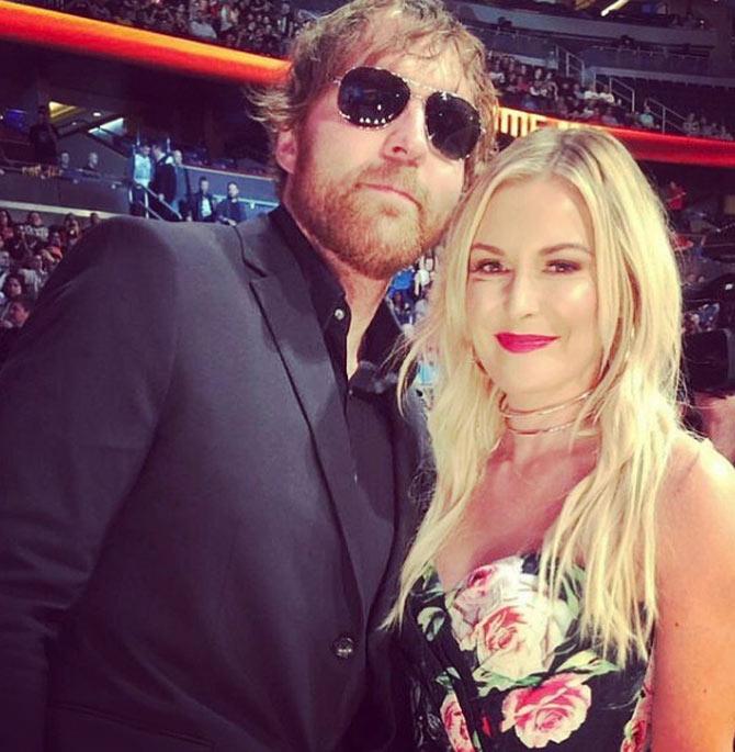 Dean Ambrose and Renee Young