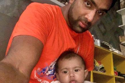 R Ashwin's four-month-old daughter is a huge IPL fan