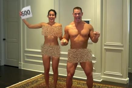 Ww John Cena Girls And Porn Video - Watch video: WWE star couple John Cena and Nikki Bella go naked!