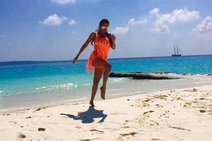 See pics! Malaika Arora turns up the heat on the beach