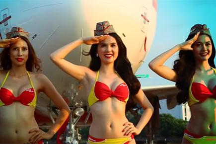 Photos: This airline's hot air hostesses dress in bikinis