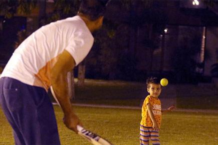 IPL 2017: Can you guess this KKR player with his kid?