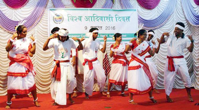 Scenes from the previous edition of Vishwa Adivasi Diwas celebrations