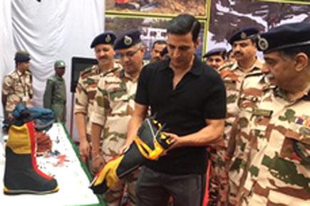 Akshay Kumar spends time with Indo-Tibetan Border Police force
