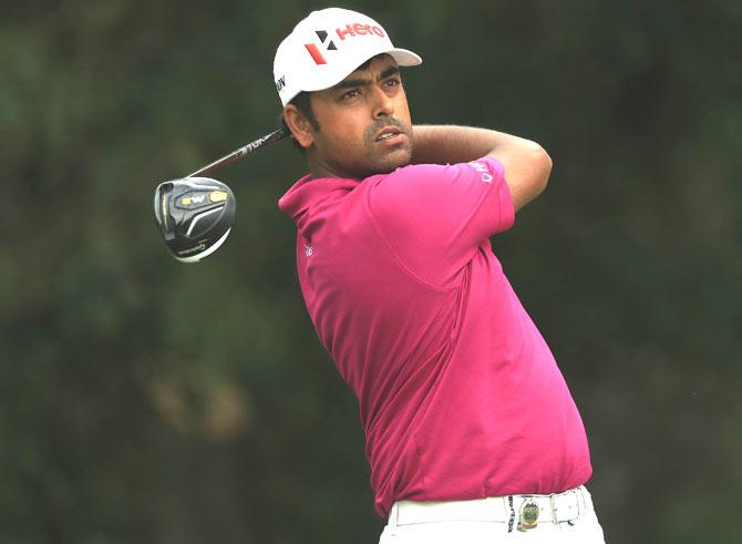 Anirban Lahiri. Pic/AFP