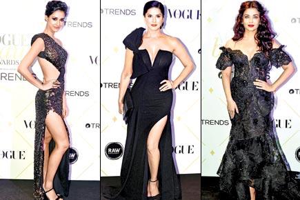 Disha Patani, Sunny Leone sizzle in thigh-high slit gowns