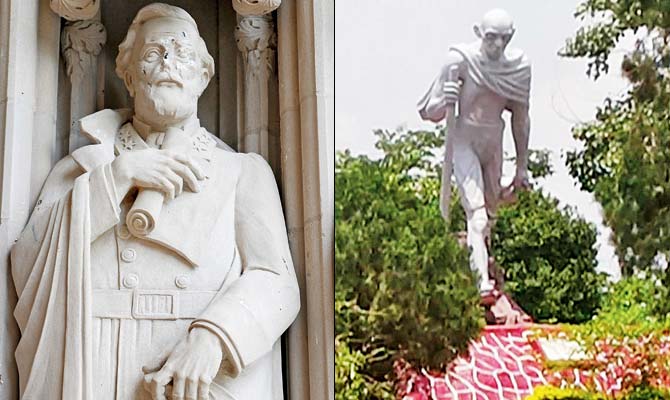 Another statue of General Robert E Lee was taken down at Duke University Chapel in North Carolina, US on Saturday. Pic/AFP; (right) Assam