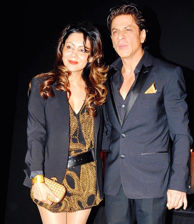 Shah Rukh Khan with wife Gauri