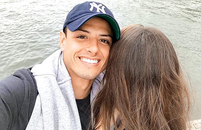 Javier Hernandez recently posted this picture of himself with a woman on social media, leaving his followers guessing who she was