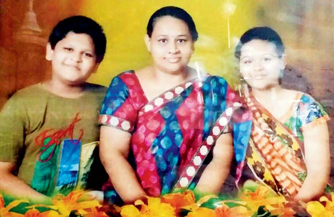 Dombivli residents Kiran Shah and her children Jinali and Nemil were all killed