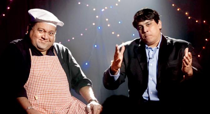 Kunal Vijayakar and Cyrus Broacha